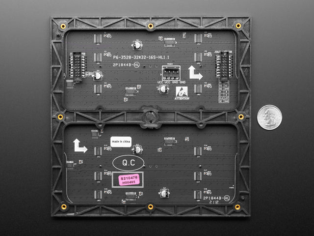 32x32 RGB LED Matrix Panel - 6mm pitch