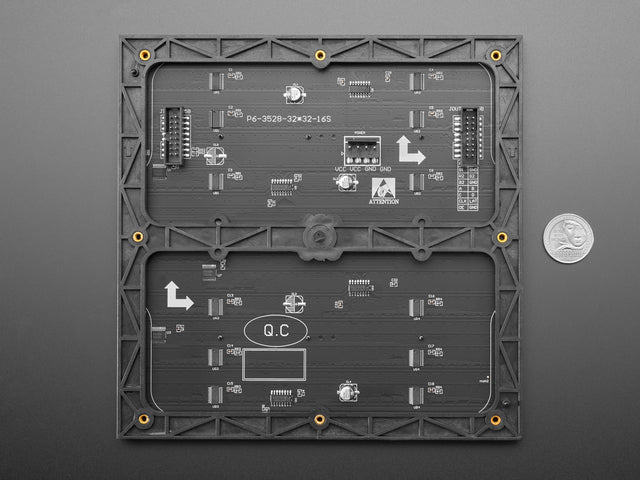 32x32 RGB LED Matrix Panel - 6mm pitch