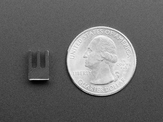 Aluminum SMT Heat Sink - 0.26"x0.26" square - 0.39" tall