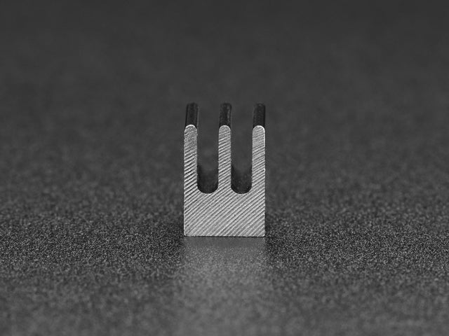 Aluminum SMT Heat Sink - 0.26"x0.26" square - 0.39" tall