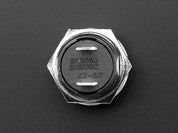 16mm Panel Mount Momentary Pushbutton -  Burgundy