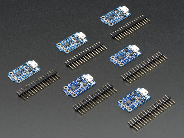 Trinket 6-Pack - 3 x 3.3V and 3 x 5V Trinkets