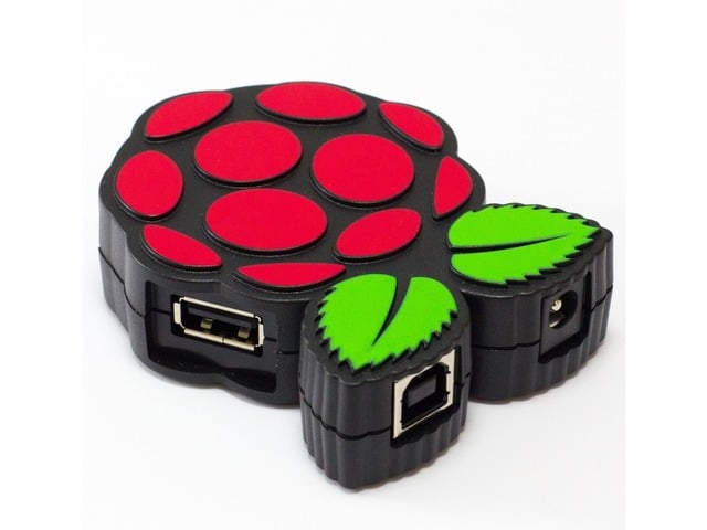 PIHUB - USB Hub for Raspberry Pi with US Power Adapter