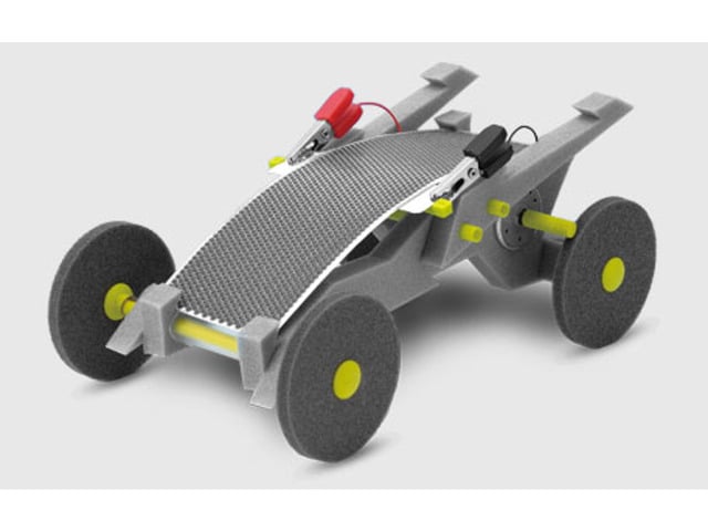 Volta Racers Solar Motorcar Kit - Gray