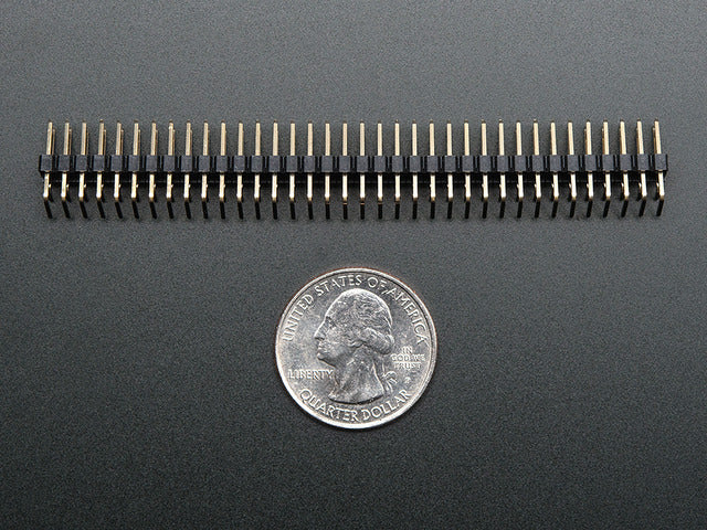 Break-away 0.1" 2x36-pin strip right-angle male header (5 pack)