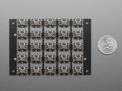 Breadboard-friendly RGB Smart NeoPixel - Sheet of 25