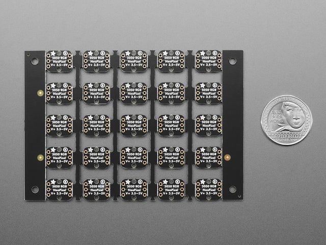 Breadboard-friendly RGB Smart NeoPixel - Sheet of 25
