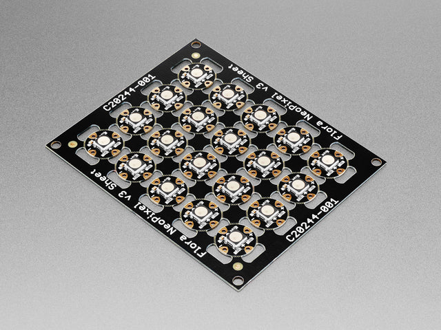 Flora RGB Smart NeoPixel version 3 - Sheet of 20