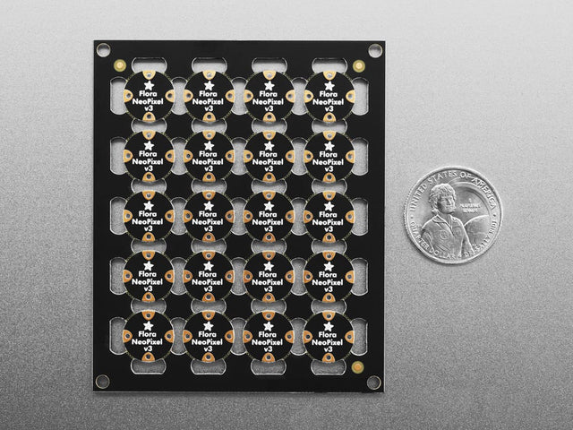 Flora RGB Smart NeoPixel version 3 - Sheet of 20