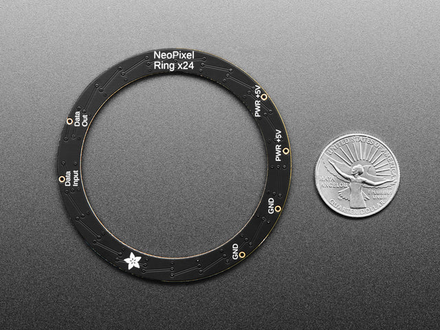 NeoPixel Ring - 24 x 5050 RGB LED with Integrated Drivers