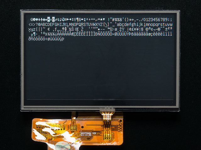 RA8875 Driver Board for 40-pin TFT Touch Displays - 800x480 Max