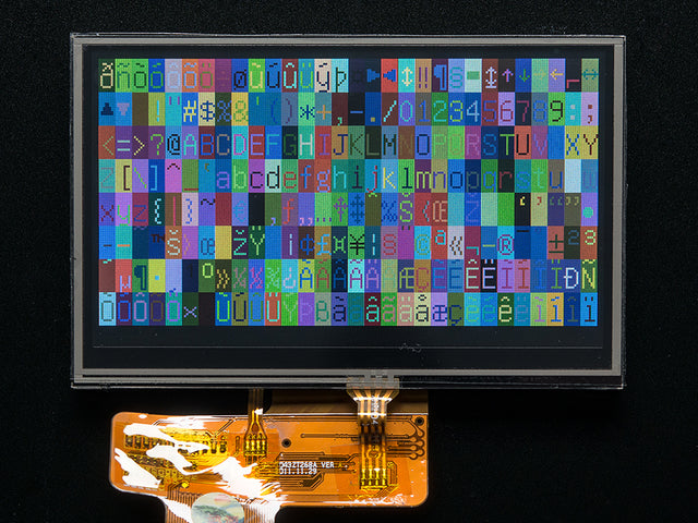 RA8875 Driver Board for 40-pin TFT Touch Displays - 800x480 Max
