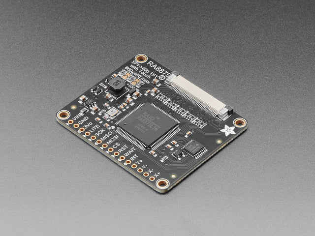 RA8875 Driver Board for 40-pin TFT Touch Displays - 800x480 Max