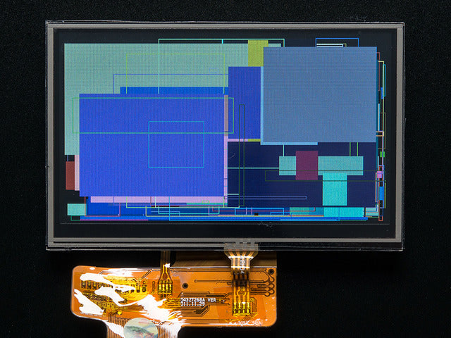 4.3" 40-pin TFT Display - 480x272 with Touchscreen