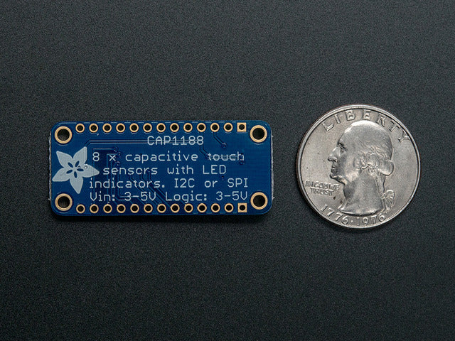 CAP1188 - 8-Key Capacitive Touch Sensor Breakout - I2C or SPI