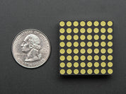 Small 1.2" 8x8 Ultra Bright White LED Matrix