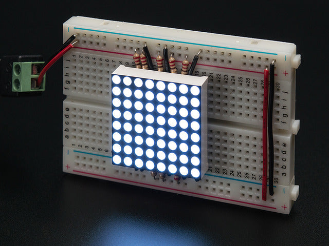 Small 1.2" 8x8 Ultra Bright White LED Matrix