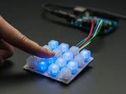 Adafruit Trellis Monochrome Driver PCB for 4x4 Keypad & 3mm LEDs