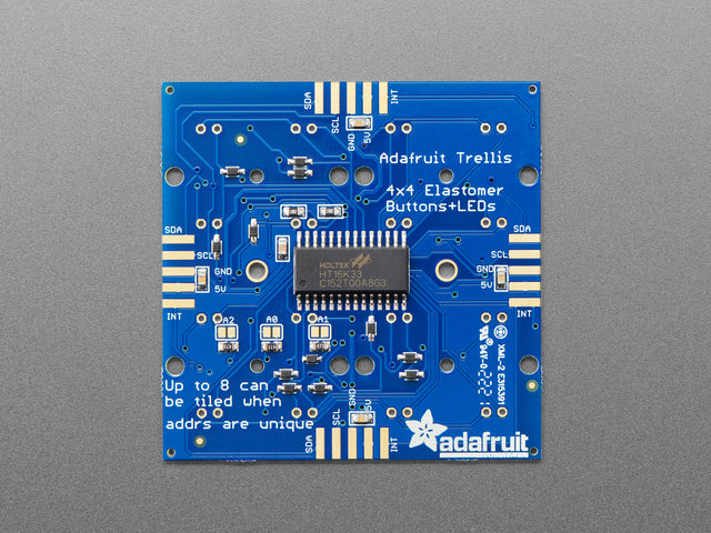 Adafruit Trellis Monochrome Driver PCB for 4x4 Keypad & 3mm LEDs