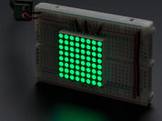 Small 1.2" 8x8 Ultra Bright Pure Green LED Matrix