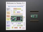 Teensy 3.1 + header