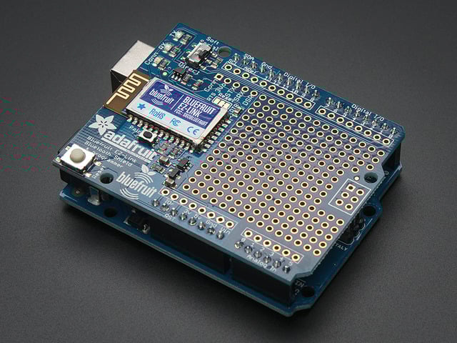 Bluefruit EZ-Link Shield - Bluetooth Arduino Serial & Programmer