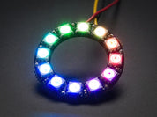 NeoPixel Ring - 12 x 5050 RGB LED with Integrated Drivers