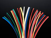 Multi-Colored Heat Shrink Pack - 3/32" + 1/8" + 3/16" Diameters