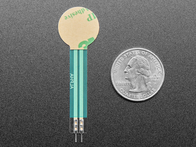 Round Force-Sensitive Resistor (FSR) -  0.3 ~ 10 Newton Force