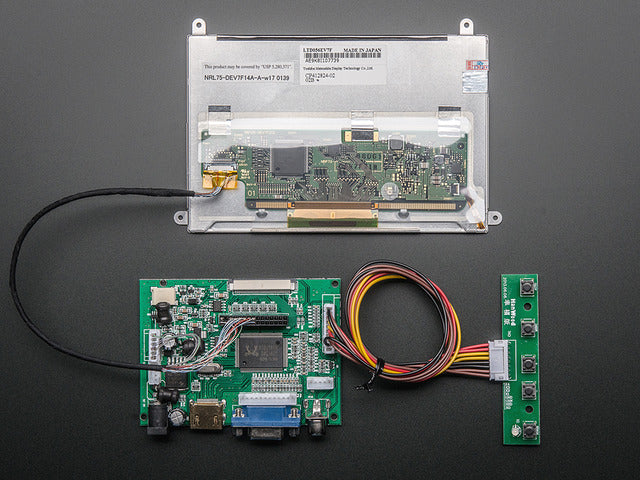 HDMI 4 Pi - 5.6" Display 1280x800 (720p) Kit - HDMI/VGA/NTSC/PAL