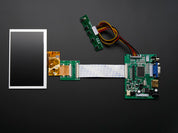 HDMI 4 Pi 5" Display not Touchscreen 800x480 - HDMI/VGA/NTSC/PAL