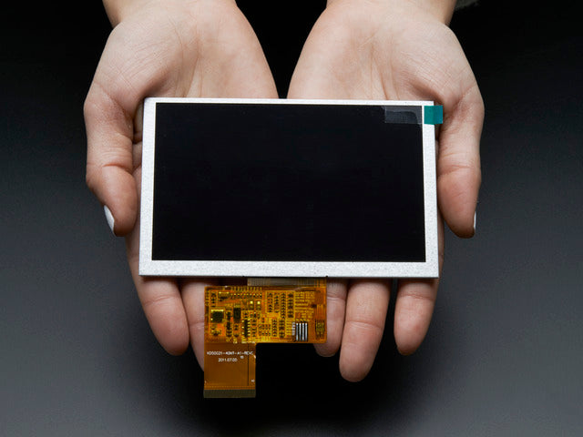 5.0" 40-pin 800x480 TFT Display without Touchscreen