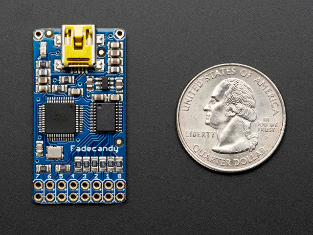 FadeCandy - Dithering USB-Controlled Driver for RGB NeoPixels
