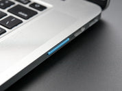 Pink Shortening microSD card adapter for Raspberry Pi & Macbooks