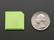 Green Shortening microSD adapter for Raspberry Pi & Macbooks
