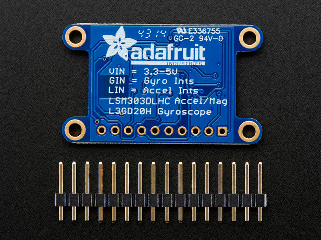 Adafruit 9-DOF IMU Breakout - L3GD20H + LSM303
