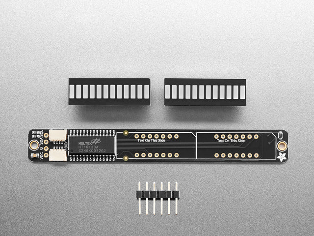 Bi-Color (Red/Green) 24-Bar Bargraph w/I2C Backpack Kit