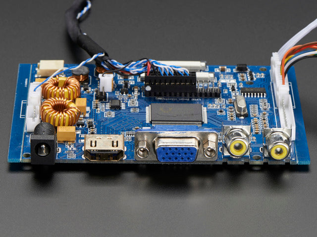 HDMI 4 Pi: 7" Display & Audio 1280x800 IPS - HDMI/VGA/NTSC/PAL