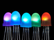 NeoPixel Diffused 8mm Through-Hole LED - 5 Pack
