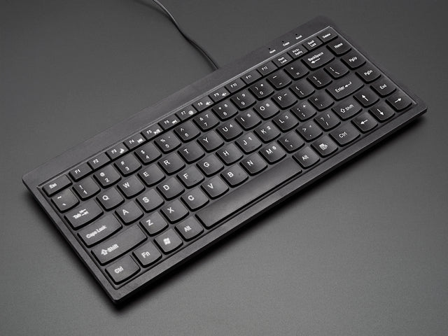 Mini Chiclet Keyboard - USB Wired - Black