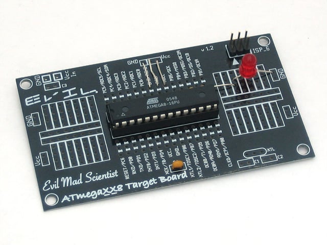 Barebones AVR dev. board