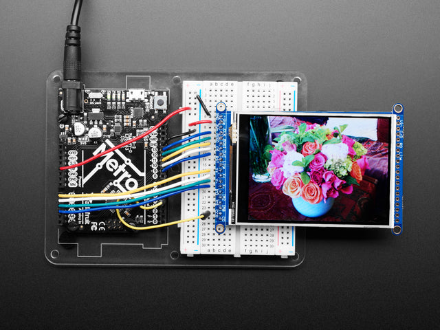 3.2" TFT LCD with Touchscreen Breakout Board w/MicroSD Socket