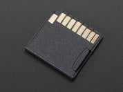 Black Shortening microSD adapter for Raspberry Pi & Macbooks