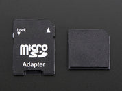 Black Shortening microSD adapter for Raspberry Pi & Macbooks