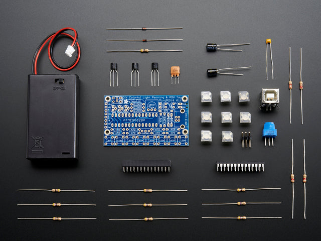 MiniPOV 4 Kit - DIY Full-Color POV and Light Painting Kit