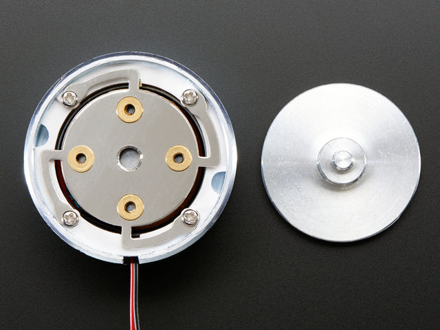 Large Surface Transducer with Wires - 4 Ohm 5 Watt