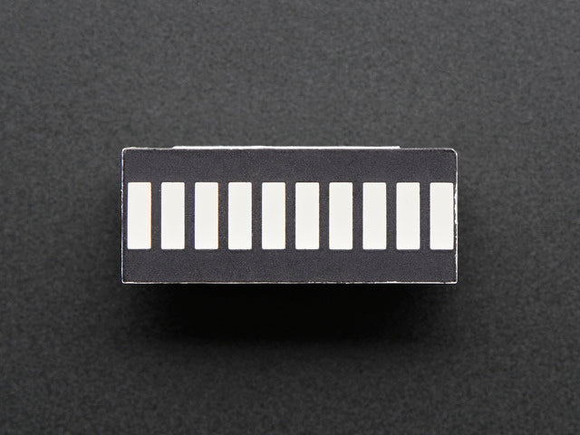 10 Segment Light Bar Graph LED Display - Amber