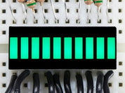 10 Segment Light Bar Graph LED Display - Pure Green