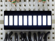10 Segment Light Bar Graph LED Display - White