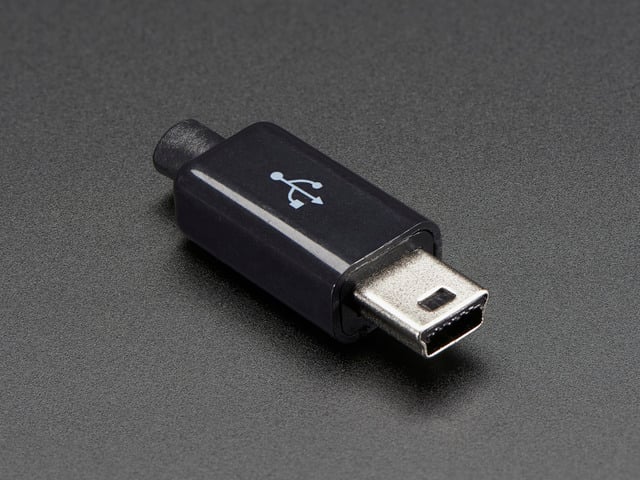 USB DIY Slim Connector Shell - Mini-B Plug
